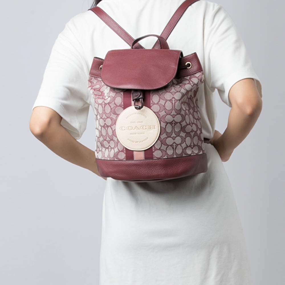 Coach Dempsey Drawstring Backpack NEW - Picture 2 of 3